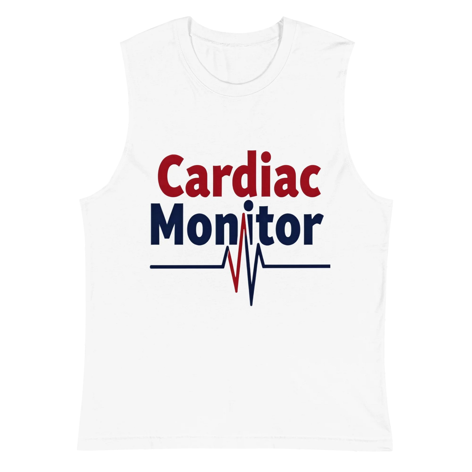 EKG Heartbeat Muscle Tank product image (2)