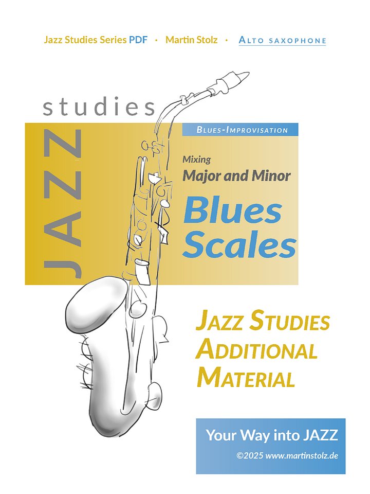 Mixing Major and Minor Blues Scales - Alto Saxophone Blues Solo product image (1)
