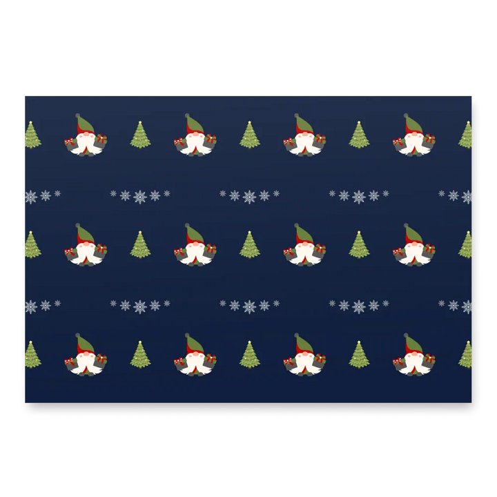 Gnomes & Trees Festive Wrapping Paper Set product image (2)