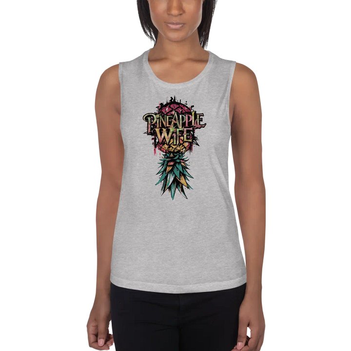 Pineapple Wife Urban Pineapple Flowy Muscle Tank product image (4)
