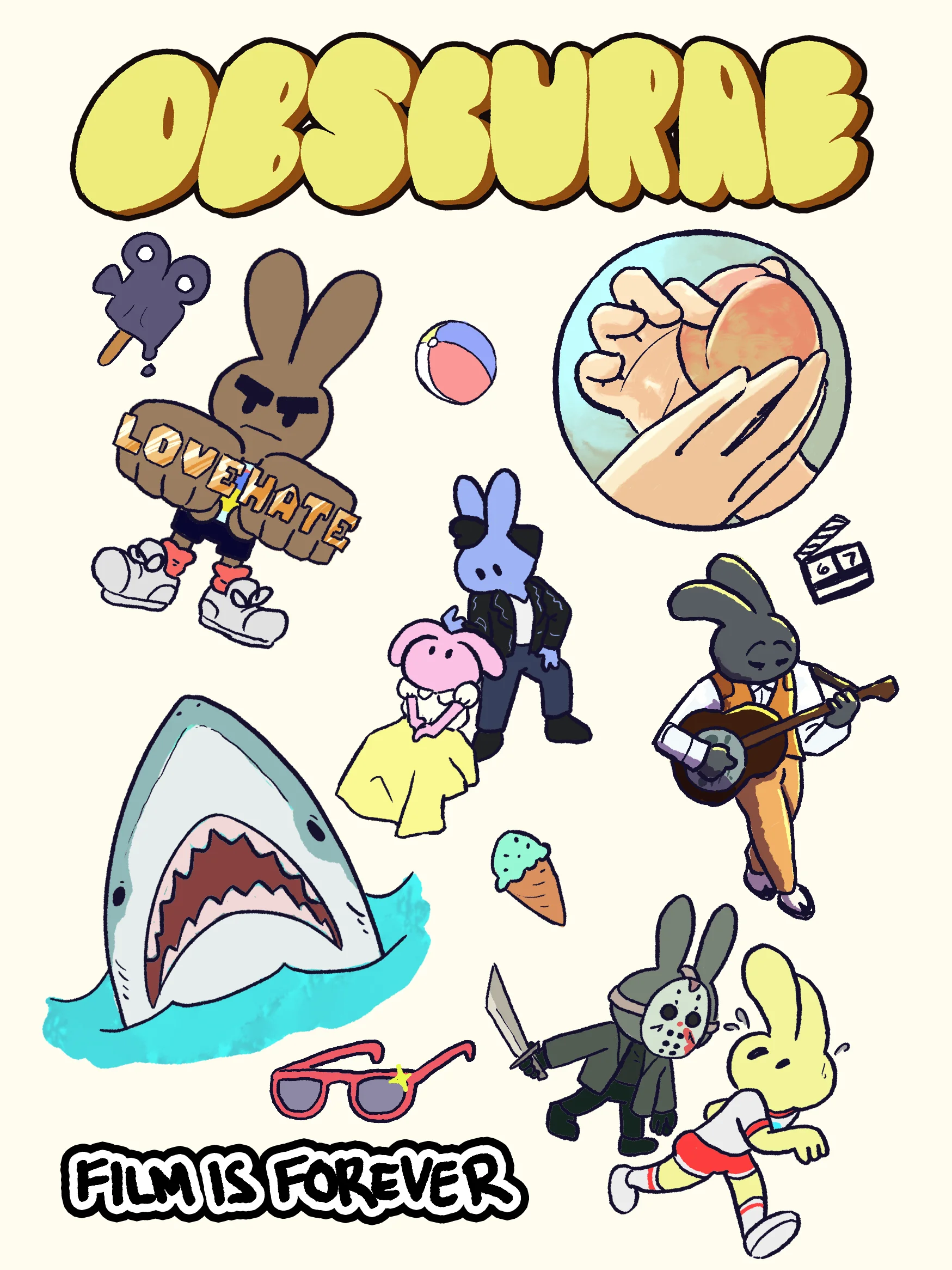 Film Is Forever Sticker Sheet (A5) product image (1)