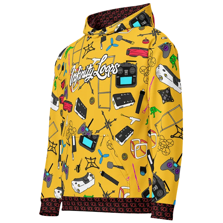 Yellow Micro FPV Hoodie product image (2)