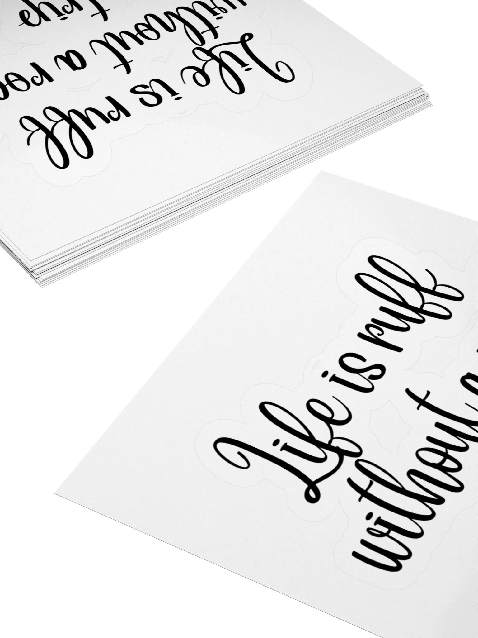 “Life Is Ruff Without a Road Trip” Sticker product image (10)