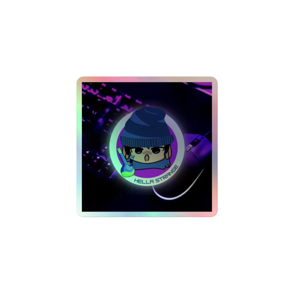 Hella Holo Bong Sticker product image (1)