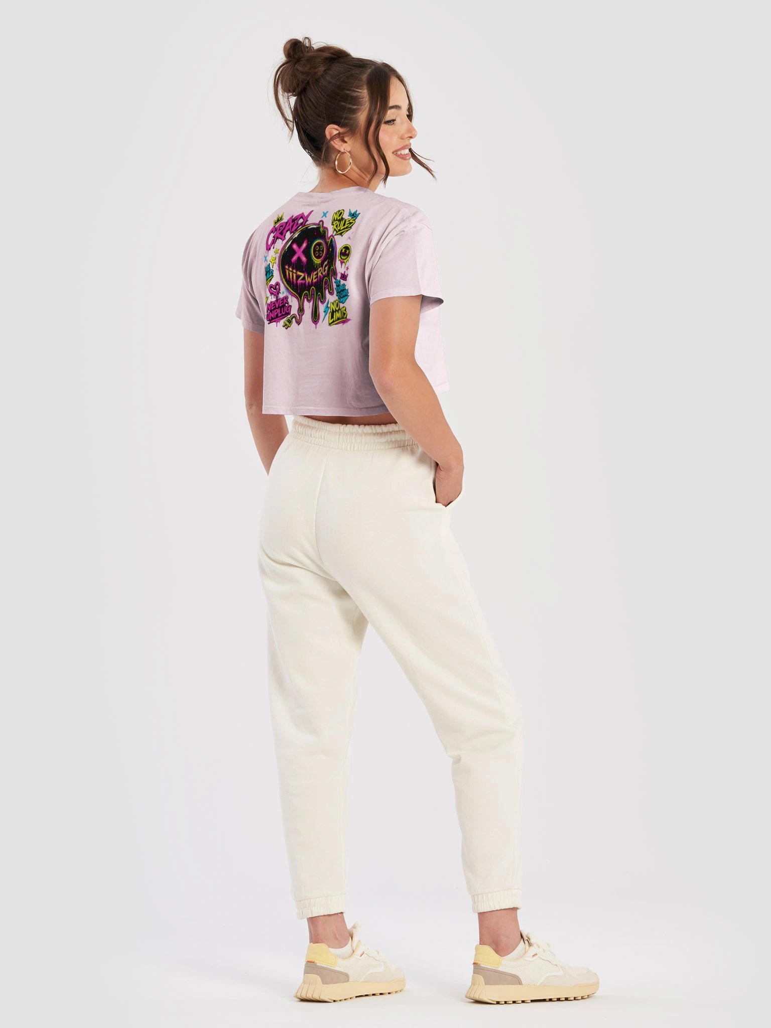 Melted Chaos Crop Top PINK product image (4)