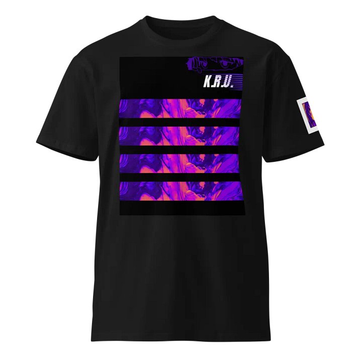 KRU Abstract Vision Unisex Tee (Black) product image (1)
