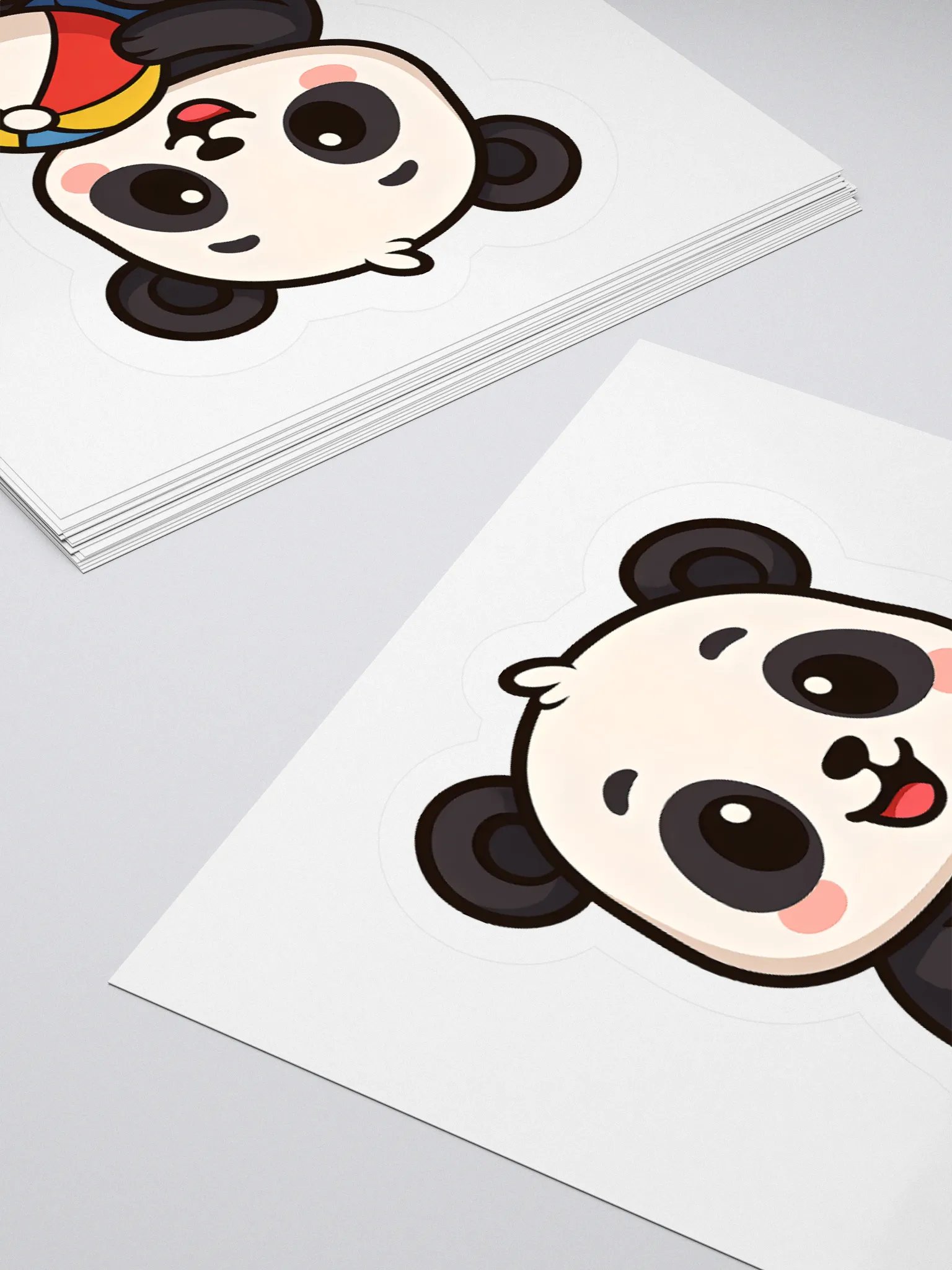 Cute Sticker of Panda with Beach Ball product image (4)