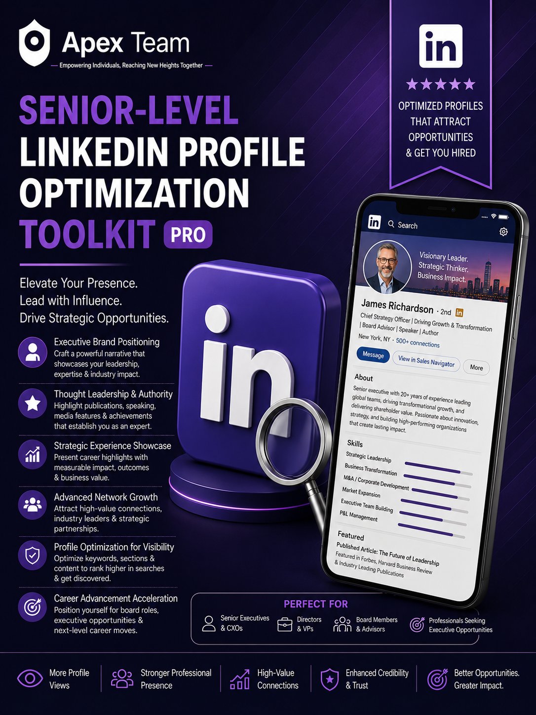 Senior Level Linkedin Optimization Toolkit product image (1)