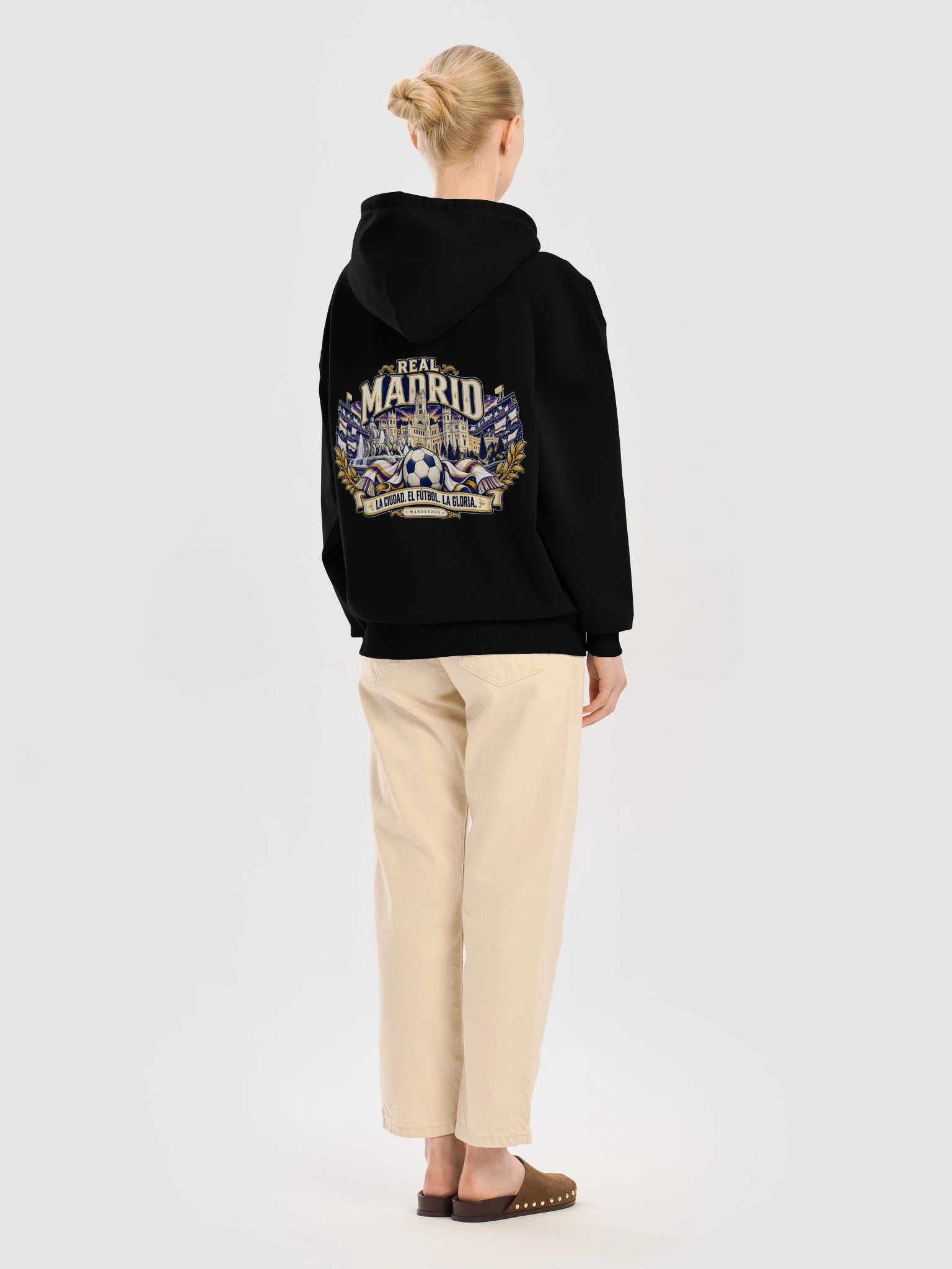 Sudadera con Capucha Inspirada en el Real Madrid | WanderOdd product image (2)
