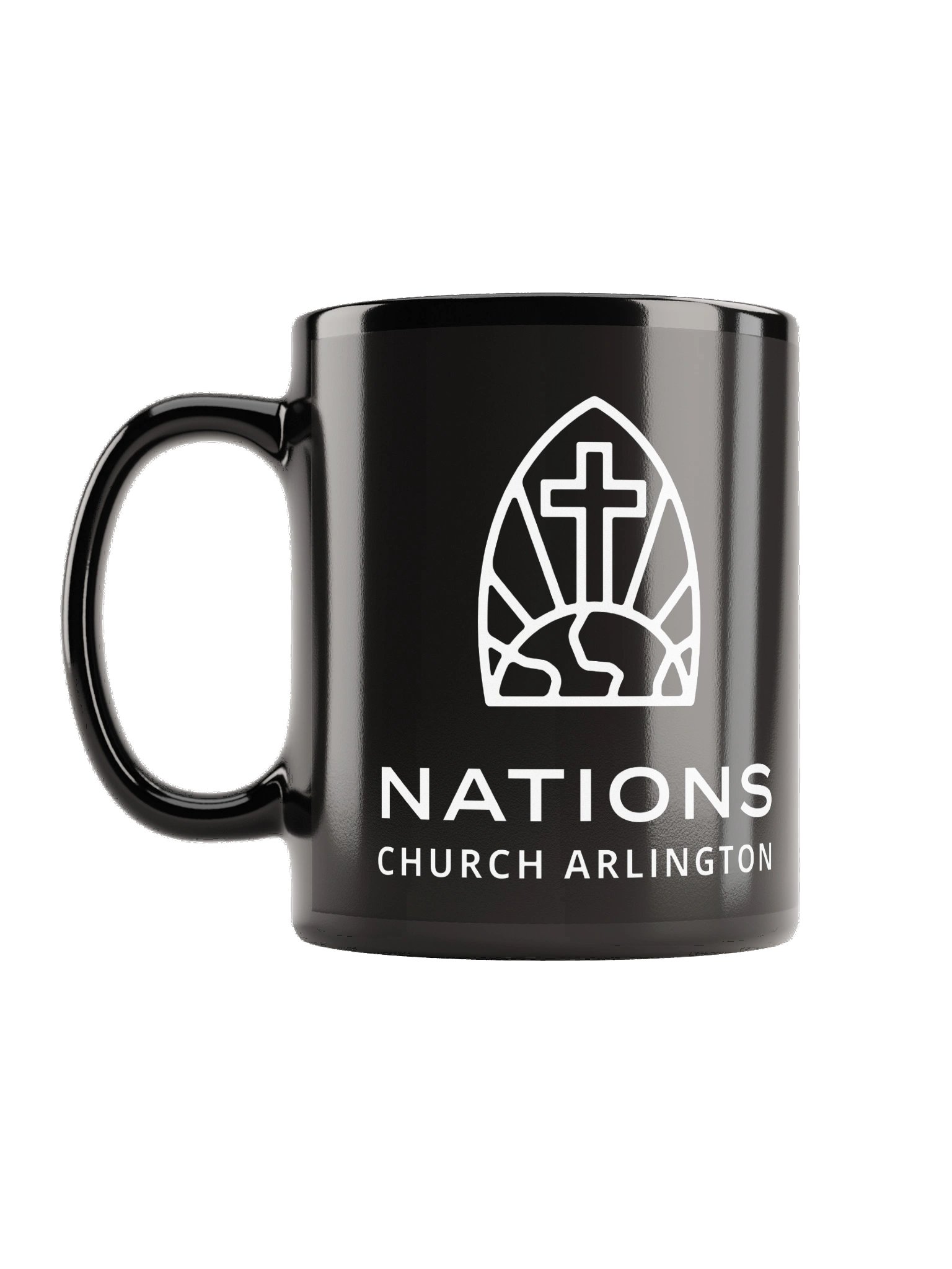 Nations Church Arlington mugs and water bottle