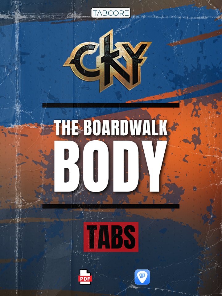 CKY - The Boardwalk Body - Guitar Tabs product image (1)