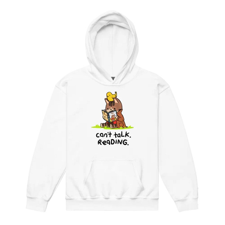 reading hoodie (kids) product image (1)