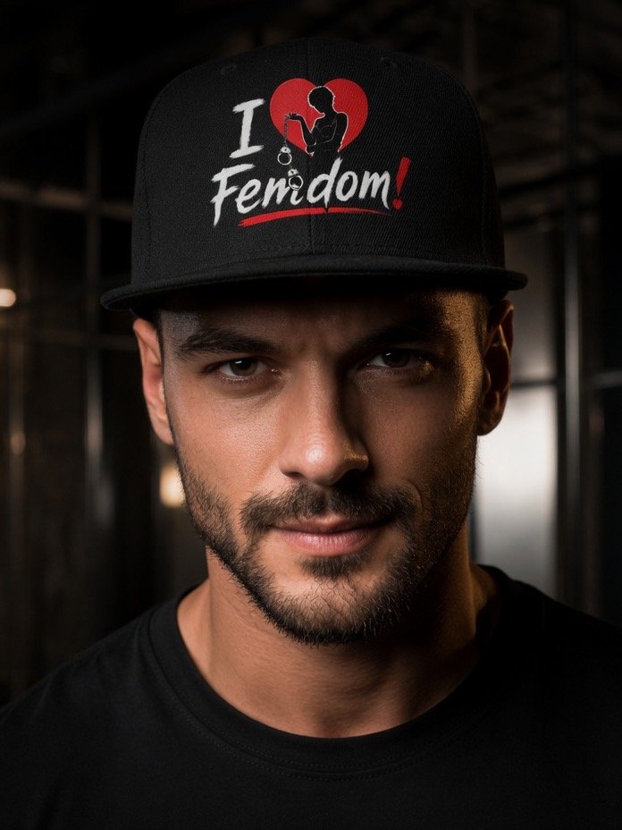 I Love Femdom! – Gothic Streetwear Baseball Cap product image (1)