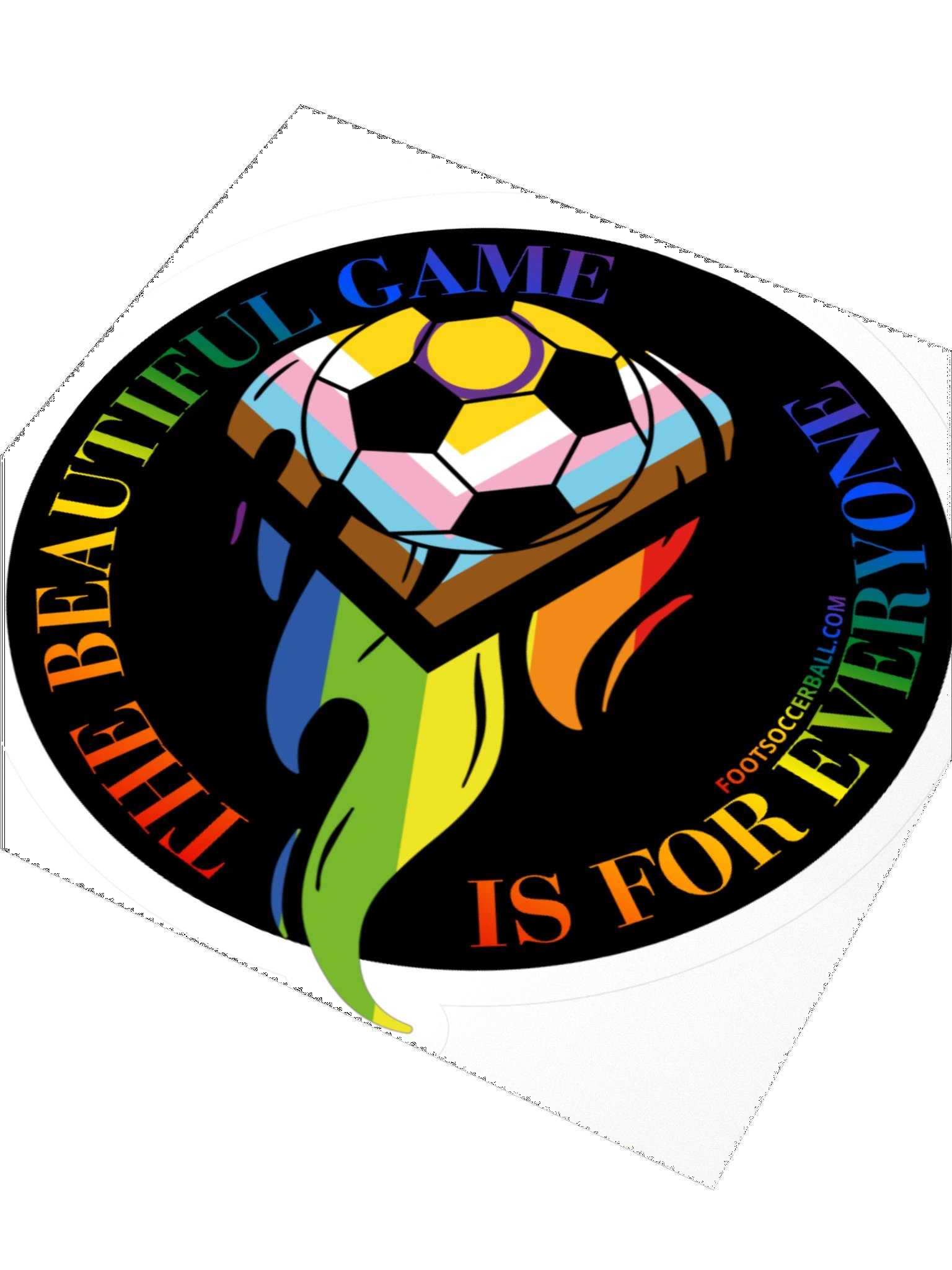 The Beautiful Game is for Everyone sticker product image (3)