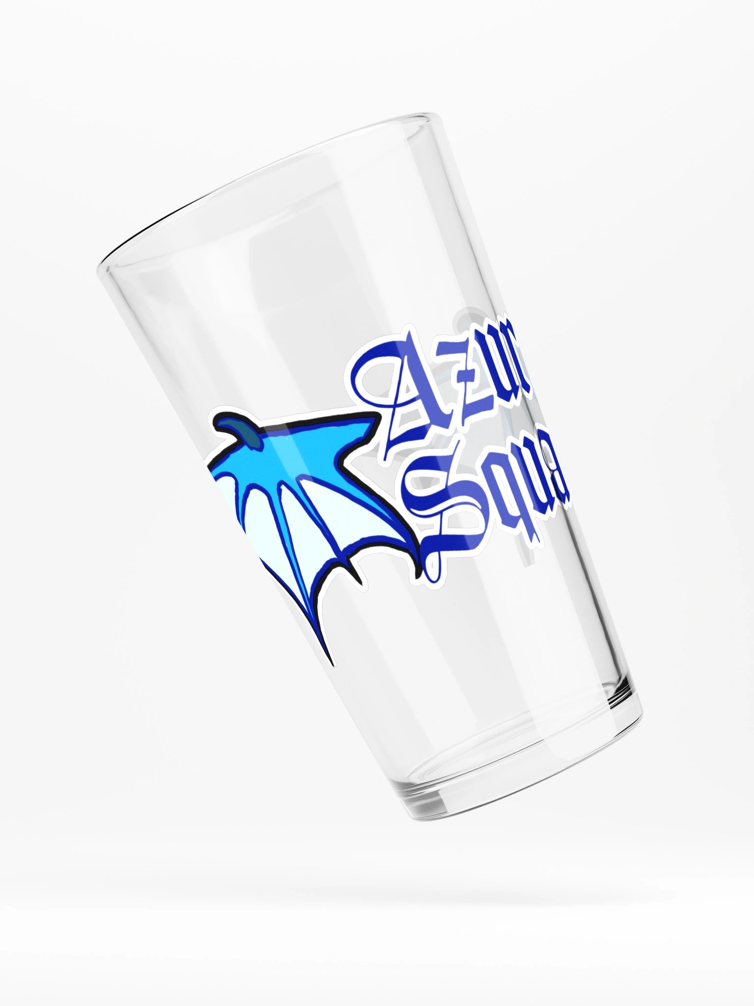 Azure Squad Gothic Wings Pint Glass product image (4)