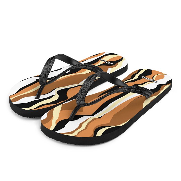 Undulating Stripes Custom Flip-Flops product image (1)