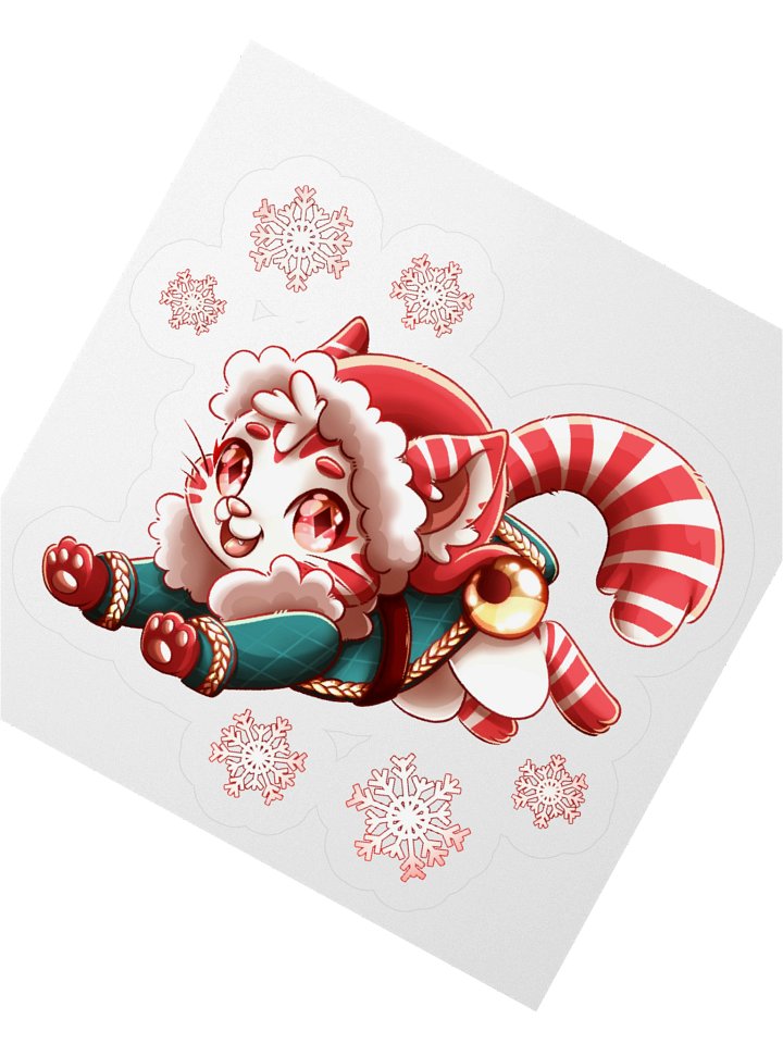Peppermint The Cat - sticker product image (6)