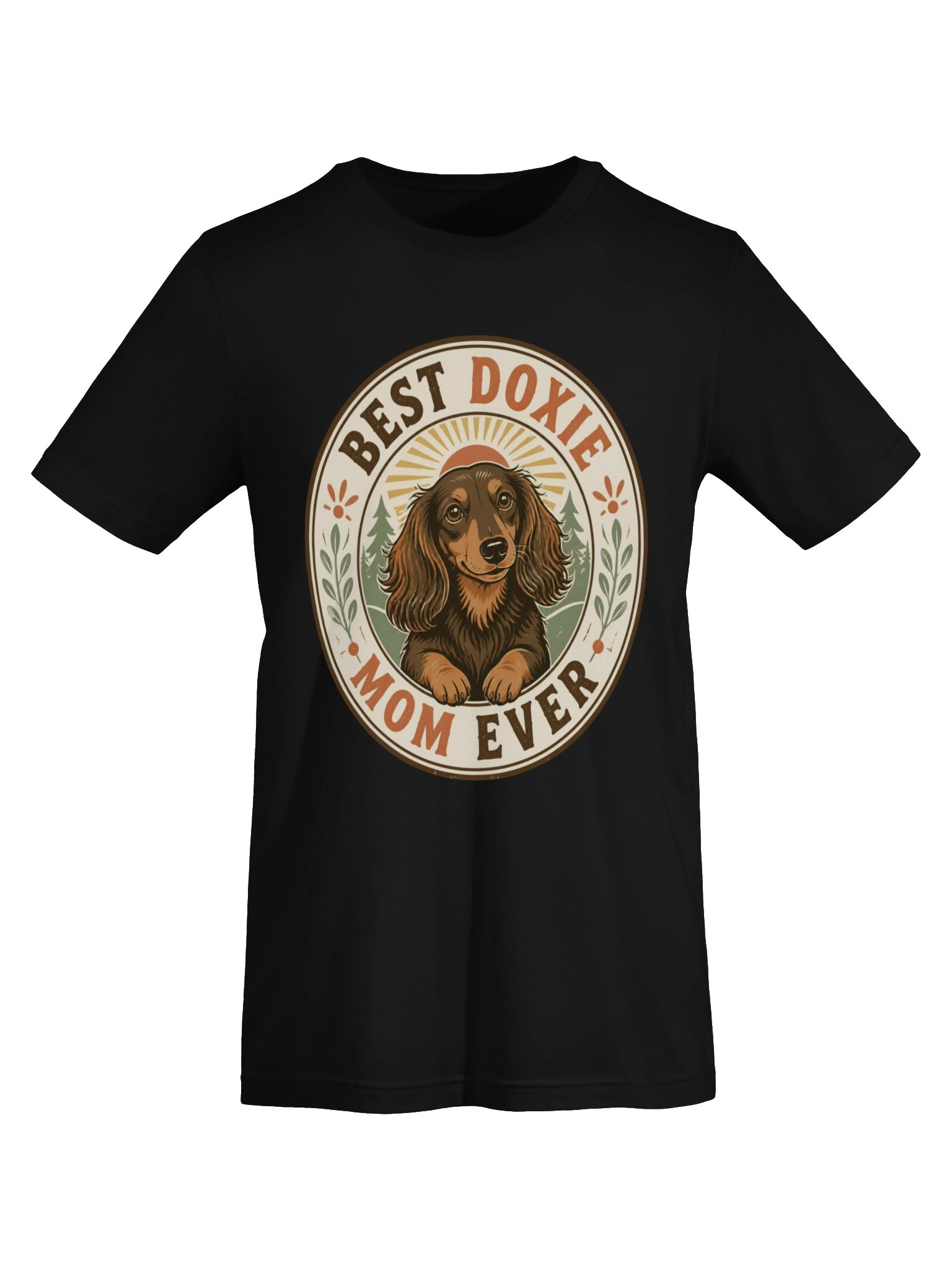 Best Doxie Mom Ever Shirt | Vintage Dachshund Tee product image (10)