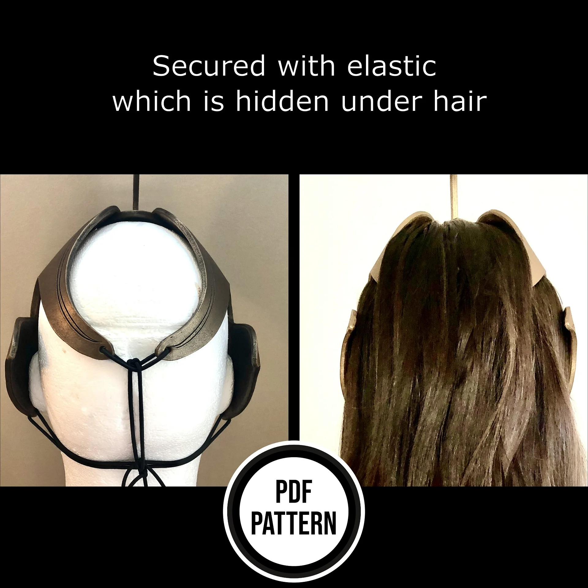 Elven Helm - PDF Pattern for EVA Foam & Leather product image (6)