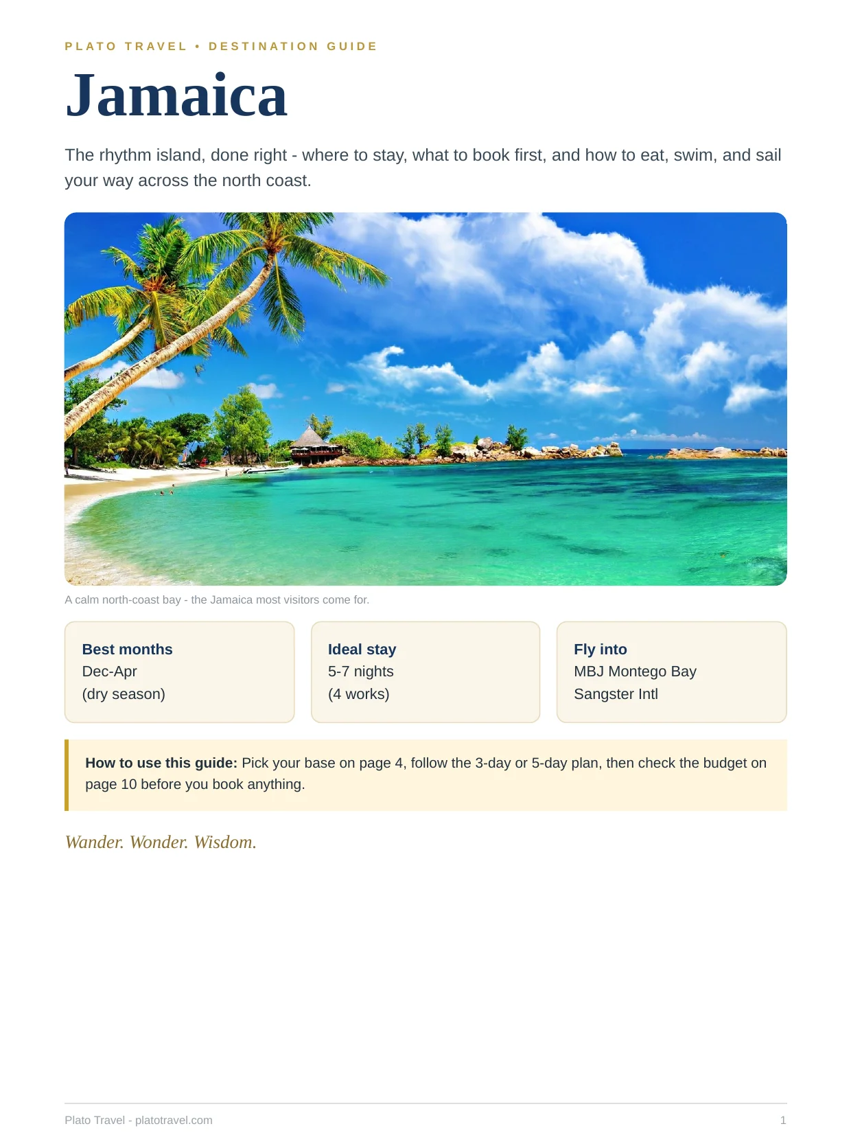 Jamaica Travel Guide product image (1)