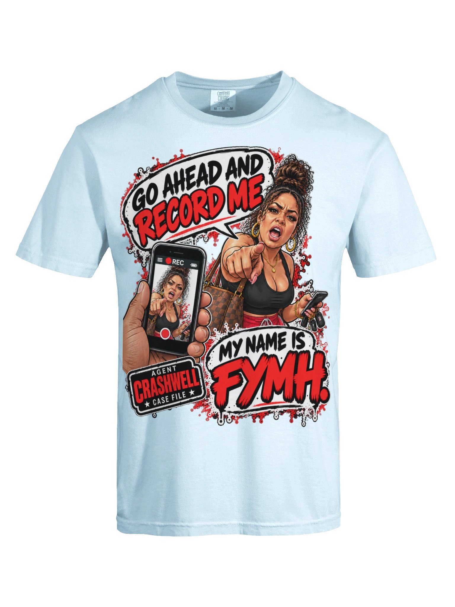 Go ahead and record me tee product image (27)