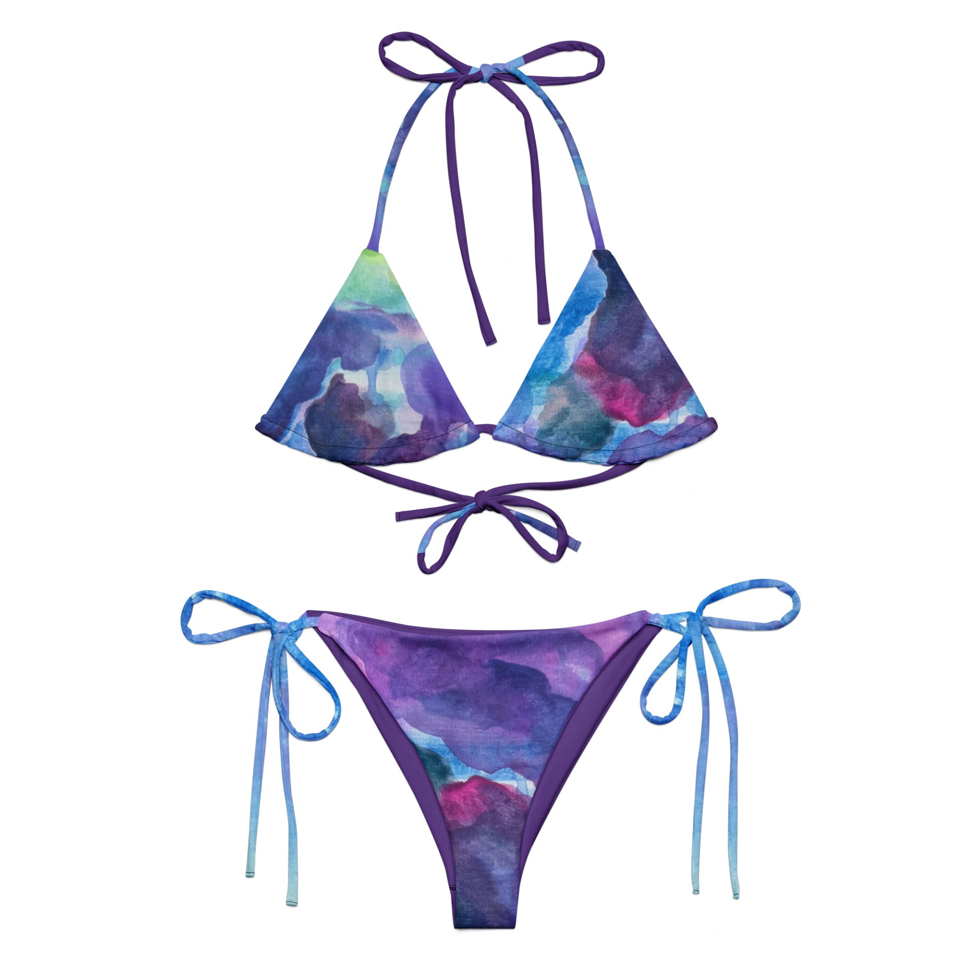 Bluesy Watercolor Bikini product image (1)
