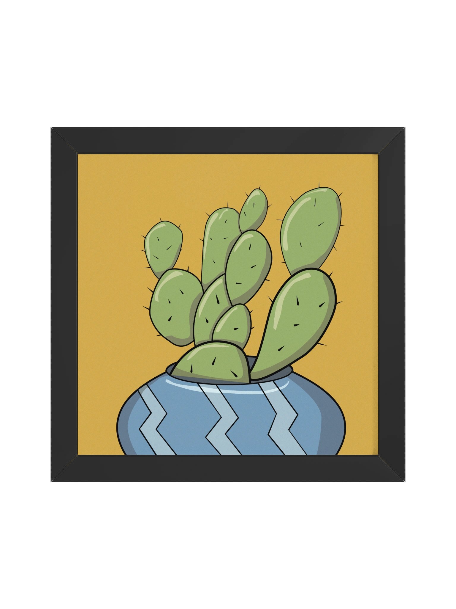 Some-Bunny To Love: Botanical Cactus Framed Wall Art product image (2)