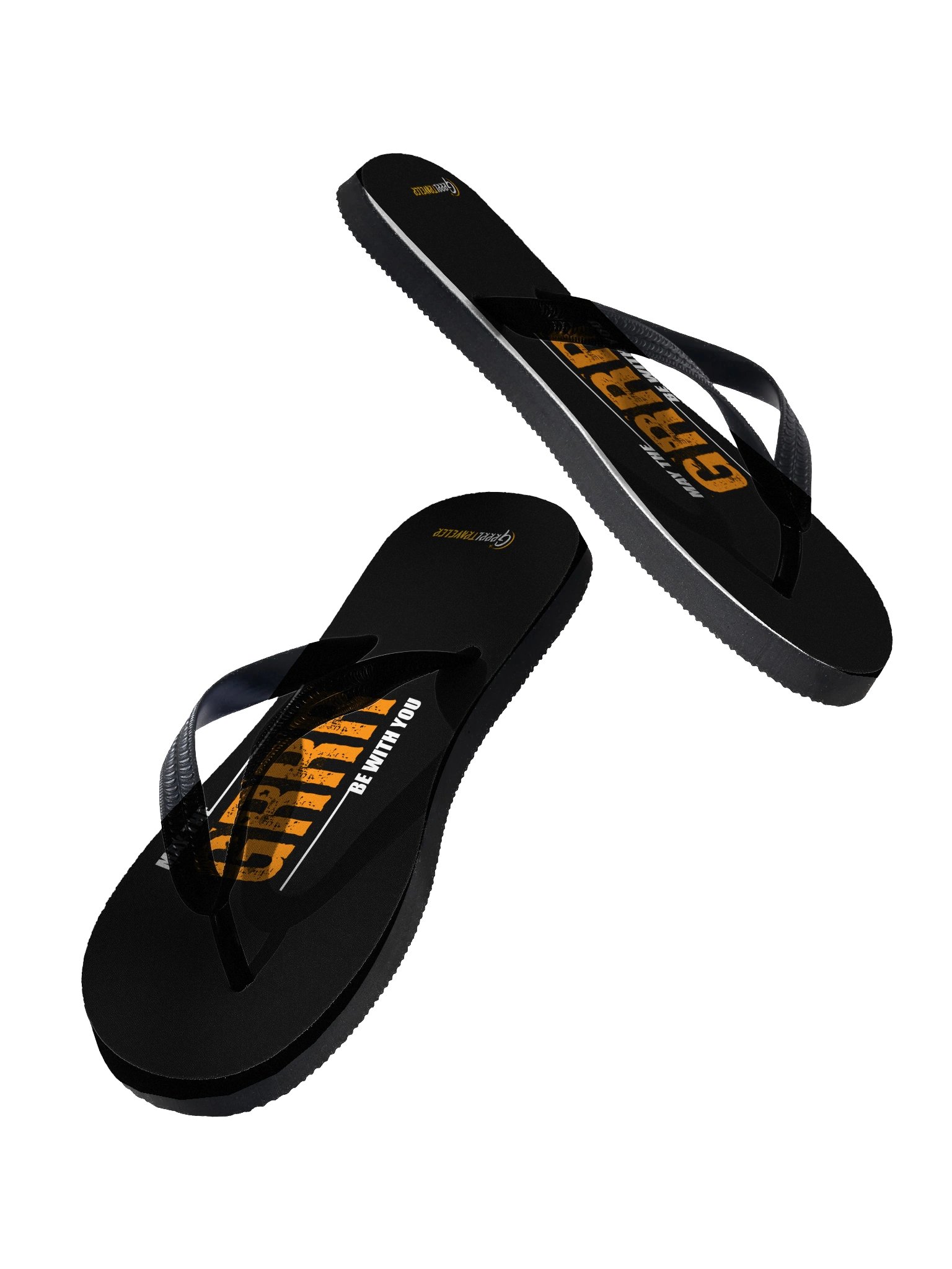 GRRR Soft Flip Flops (Black) product image (2)