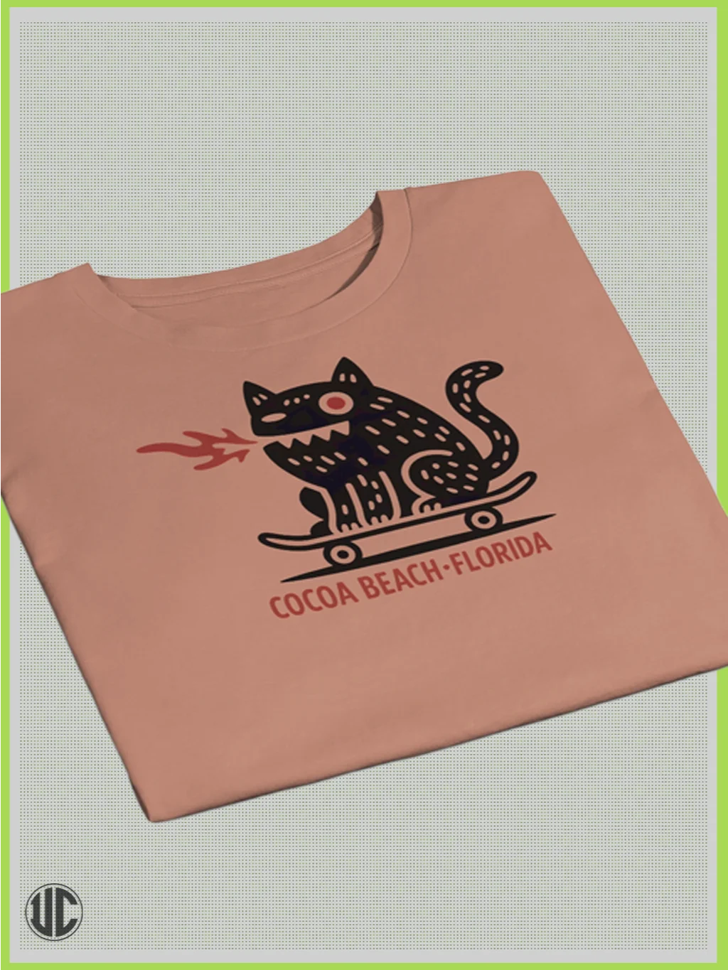 Crop Top | Cocoa Beach Original Crop Top Skater T-Shirt product image (20)