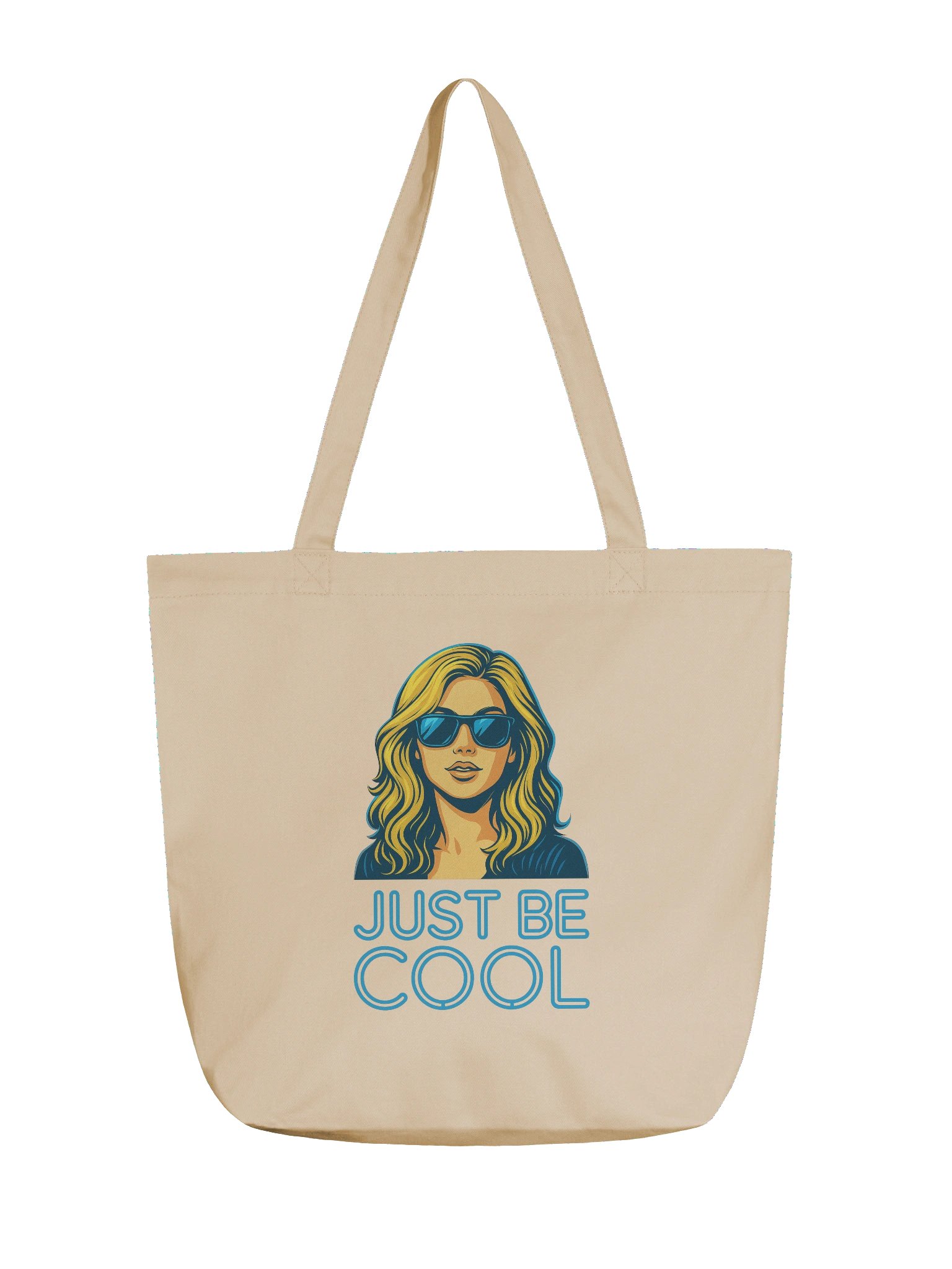 The JUST BE COOL (Pop Art) Tote Bag product image (1)
