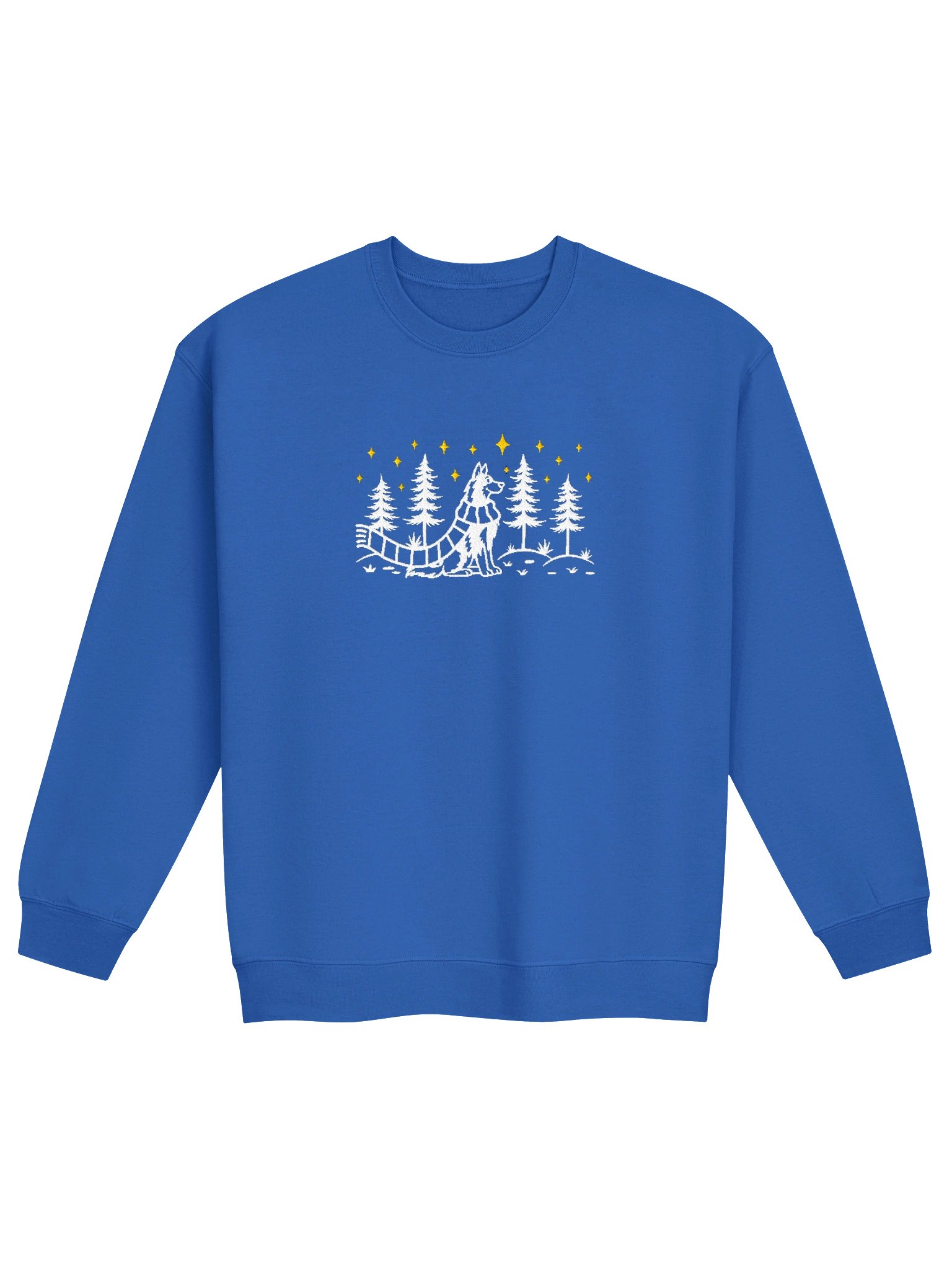 Belgian Malinois Winter/Christmas Line Art Design Embroidered Sweatshirt product image (33)
