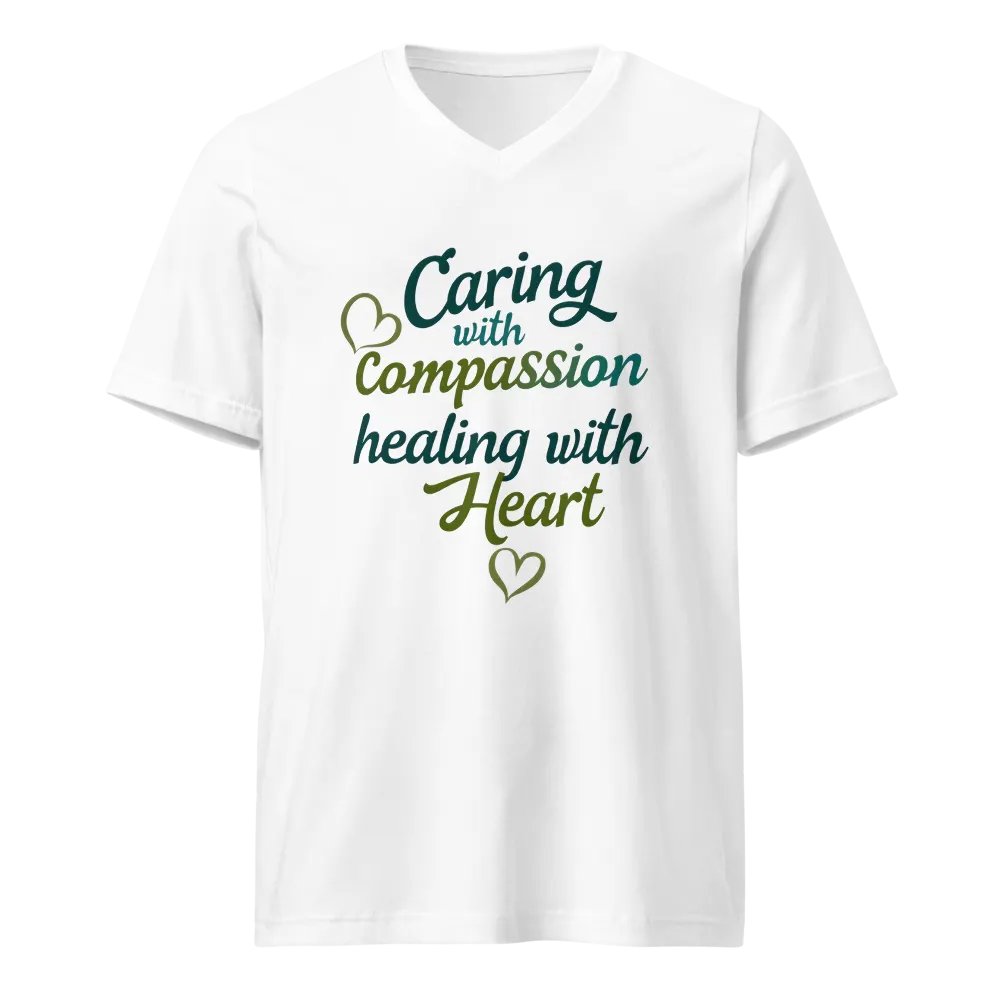 Compassionate Hearts V-Neck Tee product image (1)