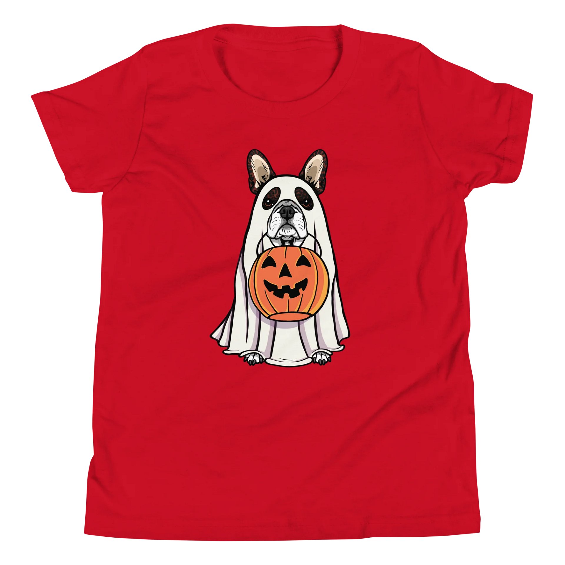 Halloween Boston Terrier(Brindle) Youth T-Shirt product image (5)