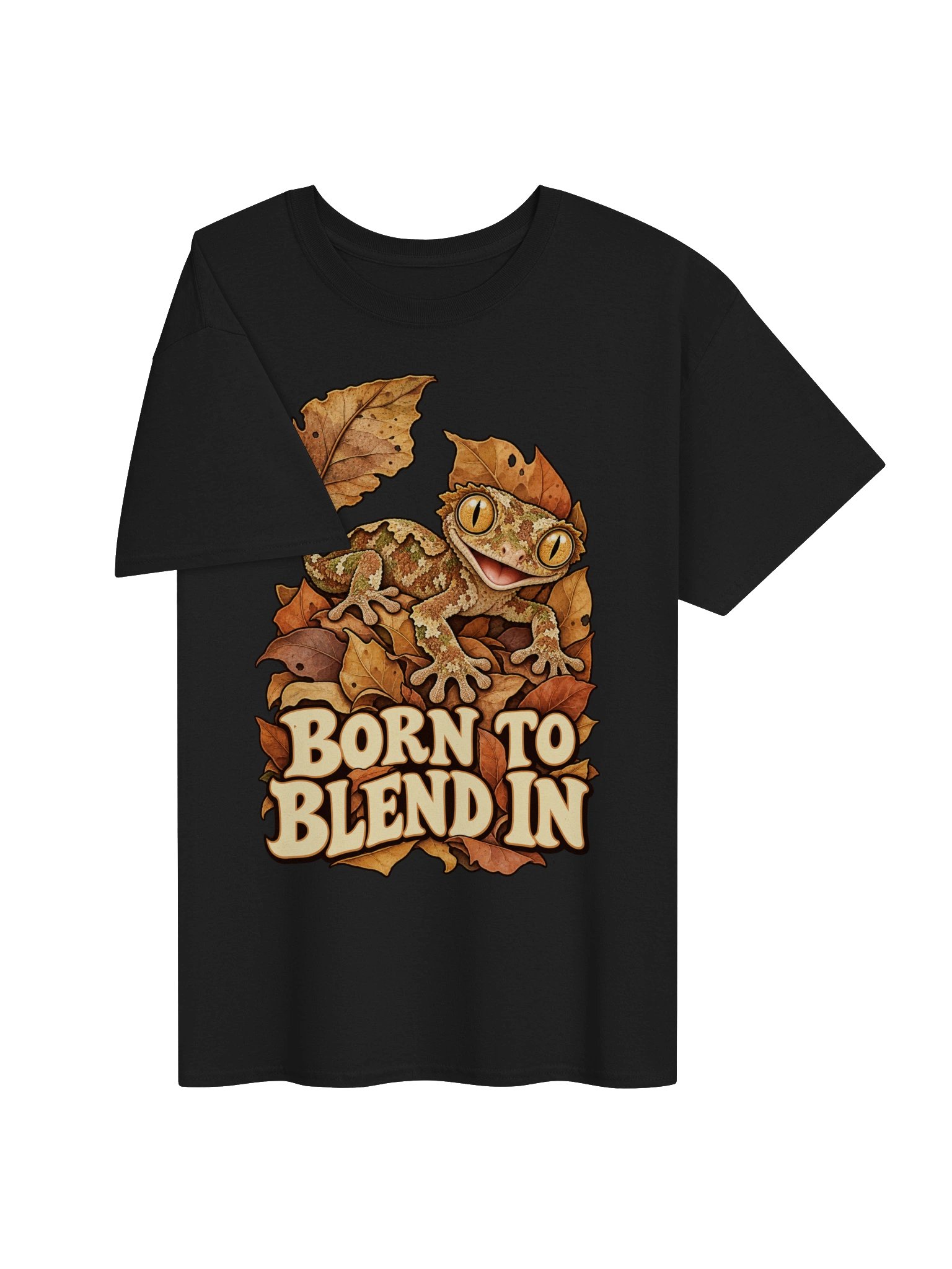 Born To Blend In Leaf-Tailed Gecko T-Shirt product image (3)
