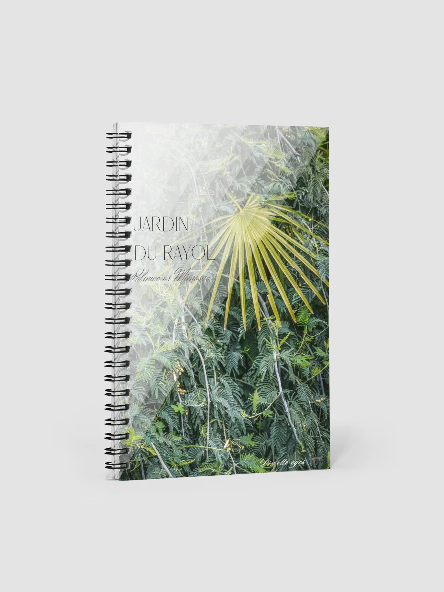 Notebook GeoGraphik – Palm vs Mimosa – Rayol Garden – A5 Format product image (1)