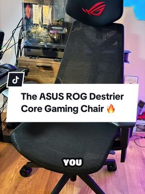 I FINALLY have a nice chair! My butt is happy! 🙌🏻🍑 A massive thank you to @ASUS ROG UK for sending out the Destrier score Gaming chair 💜 This chair is helping my posture SO MUCH, keeping me in the right position for all those hours in front of the PC! Plus it was super easy to put together 👏🏻 If you’ve picked up selected ASUSROG products between 27th April and 12th July 2026 you may be eligible for some cashback - make sure to check! promotion.asus.com/en-gb/unleash-your-limit-2026/ Go to that site! ⏫️⏫️ #ad #forthosewhodare #asusroguk #streamer #gamers 