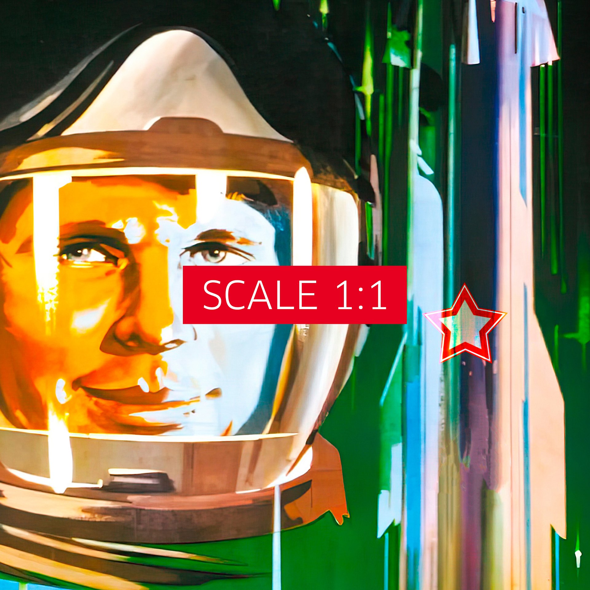 Gagarin, USSR 1961 — Soviet vintage space art poster, soviet poster, propaganda poster, soviet retro space, space wall art product image (28)