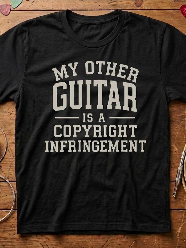 My Other Guitar is... | Funny guitar t-shirt product image (1)