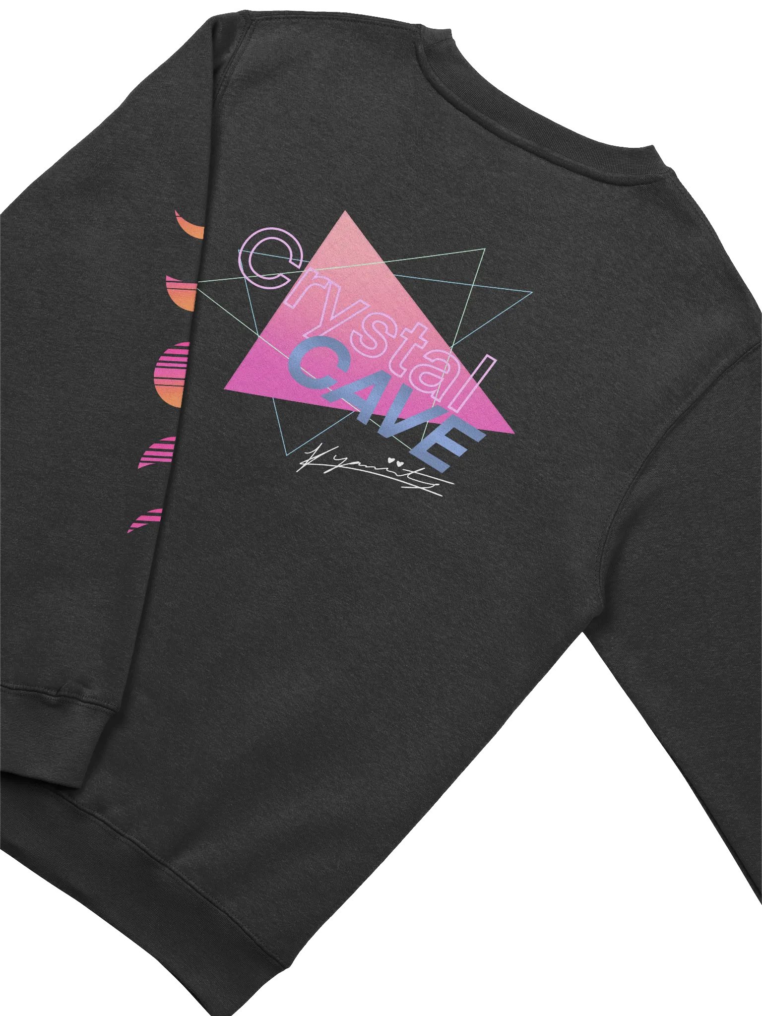 Crystal Cave Sweatshirt BLACK product image (4)