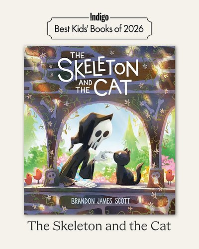 Very happy to announce that Indigo has selected The Skeleton and the Cat as one of its best kids books of 2026. The Skeleton ...