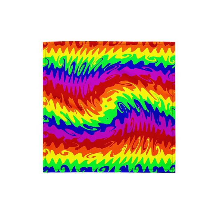 Rainbow Waves Bandana product image (1)