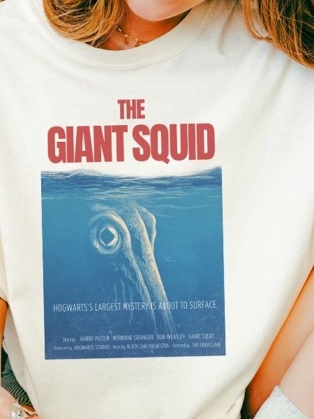 Giant Squid Funny Parody Halloween Fall Shirt product image (1)