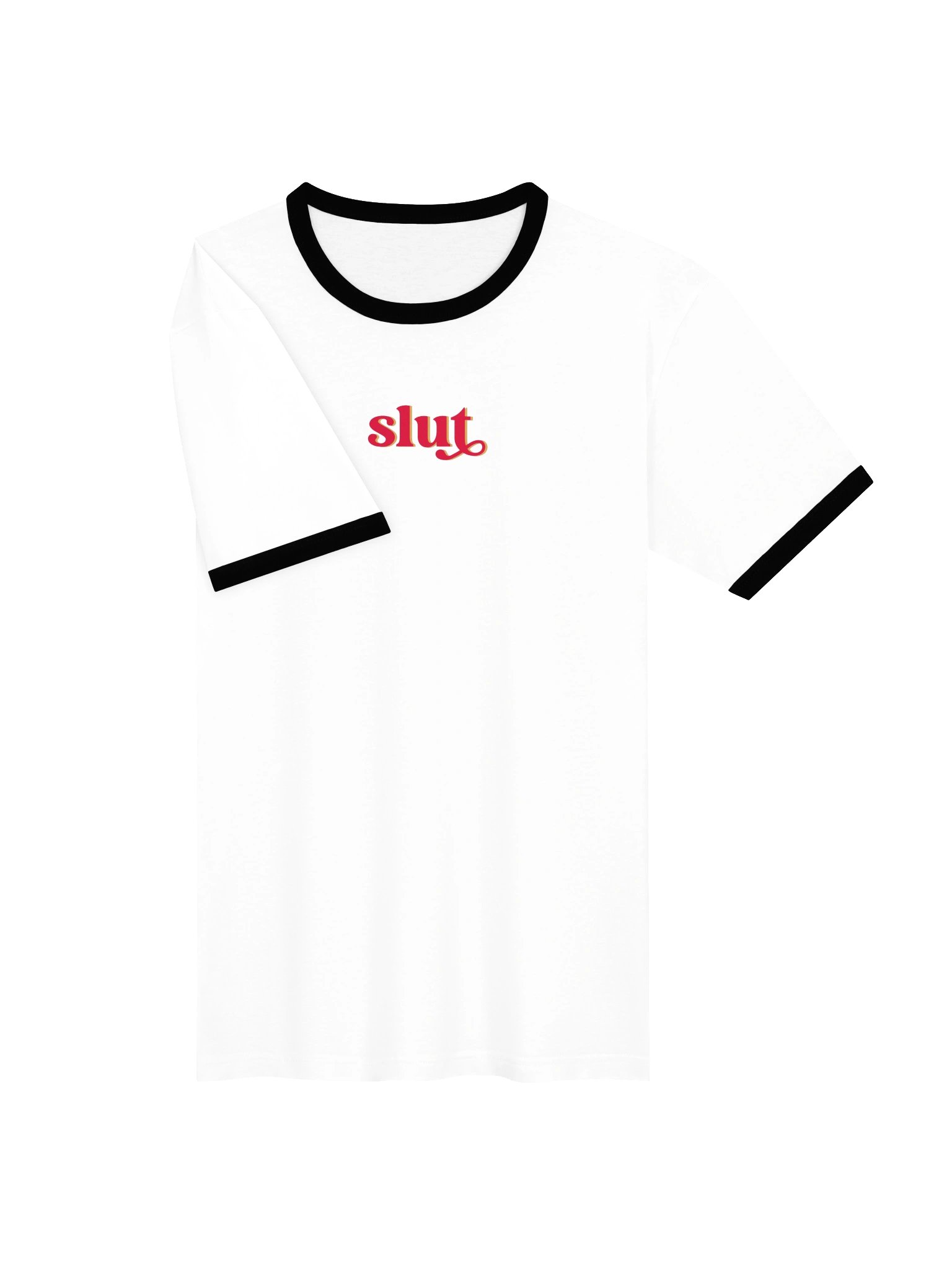 Slut Unisex Ringer Tee product image (5)