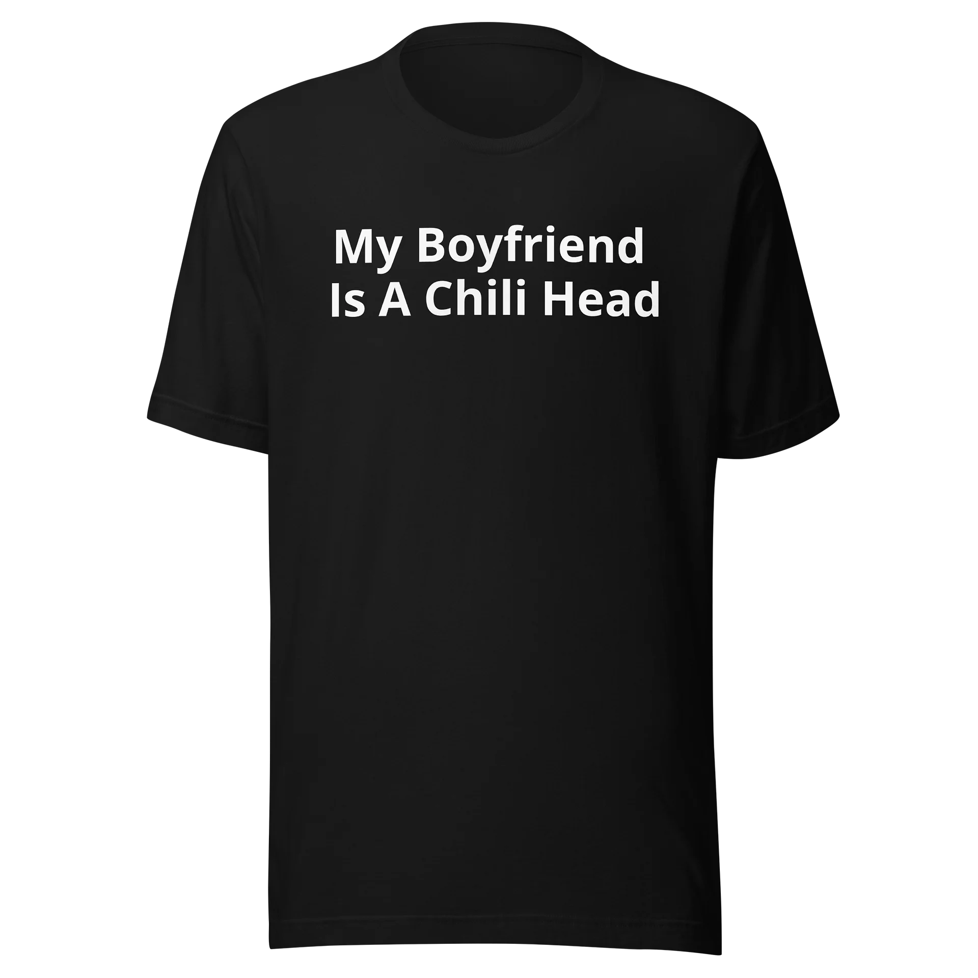 Women's My Boyfriend Is A Chili Head 'Plain Text' product image (1)
