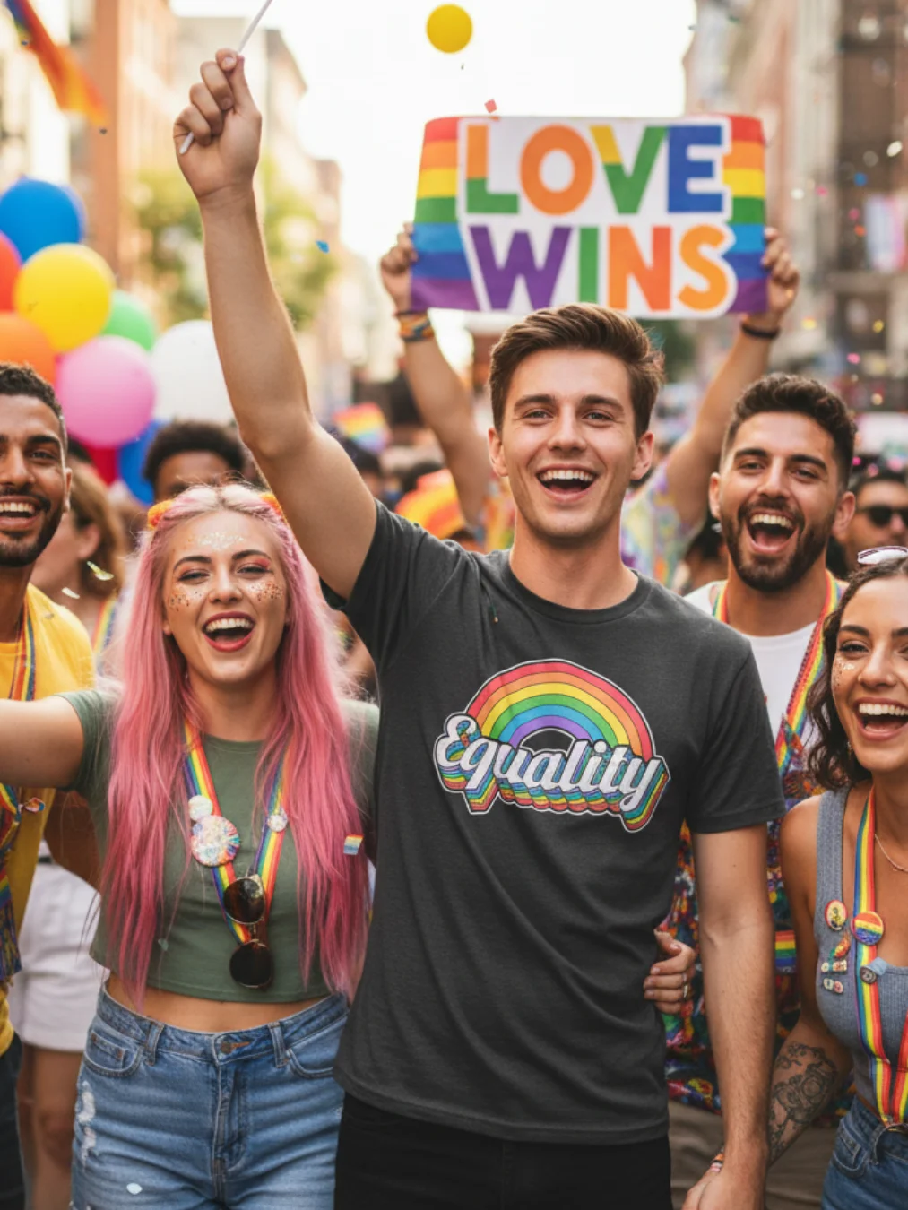 Equality Gay Pride T-Shirt product image (2)