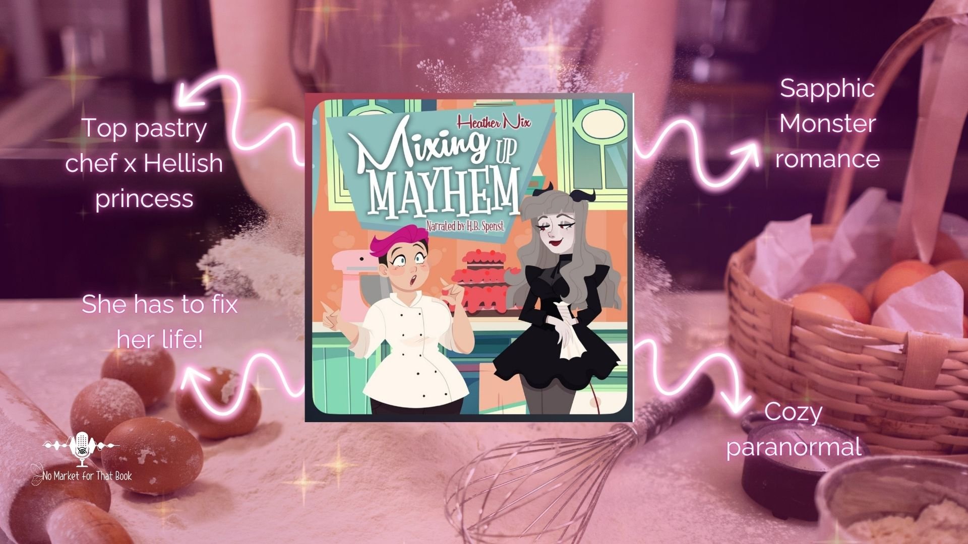 Mixing Up Mayhem by Heather Nix, audio edition product image (2)