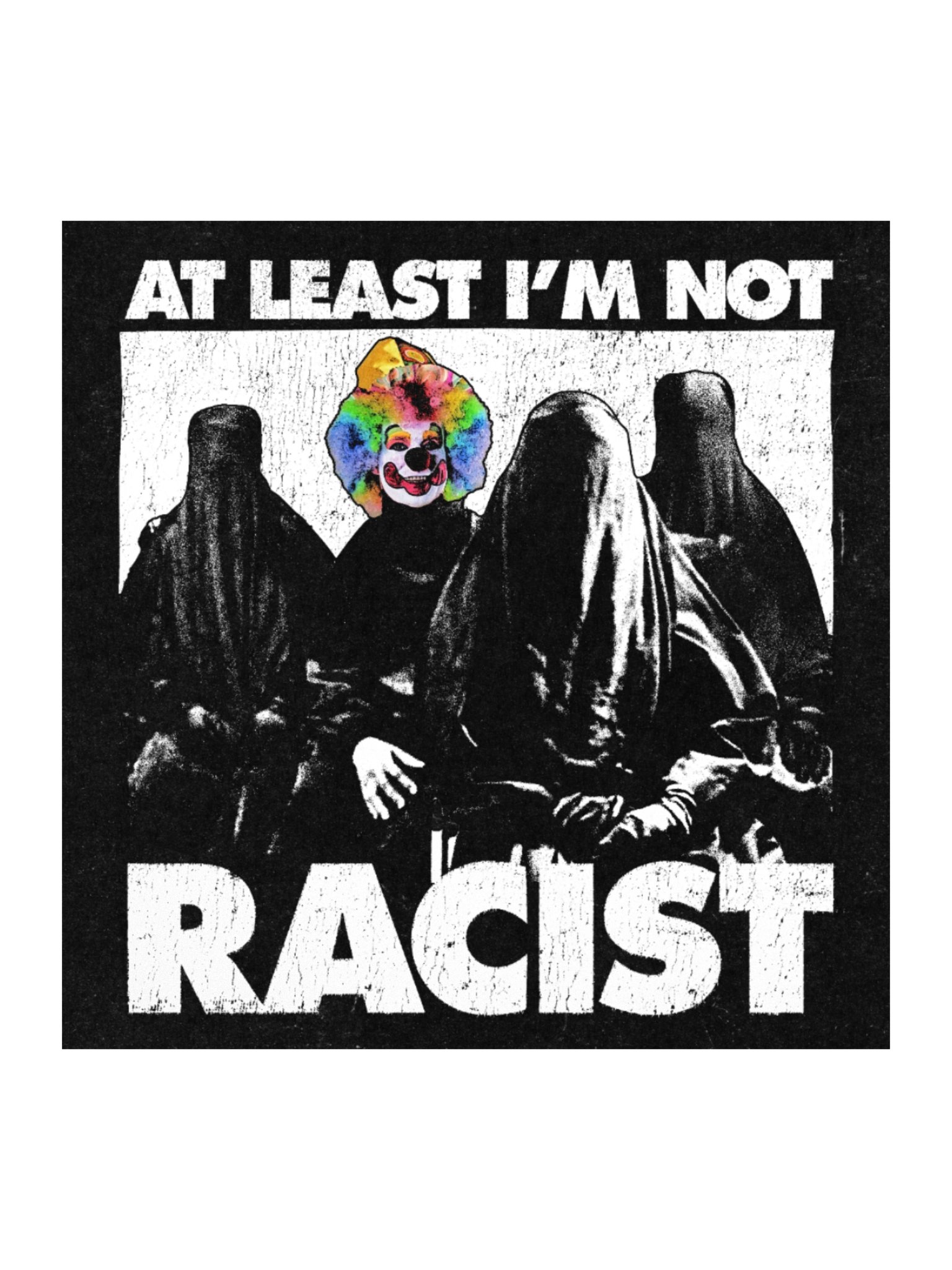 NOT RACIST STICKER product image (1)