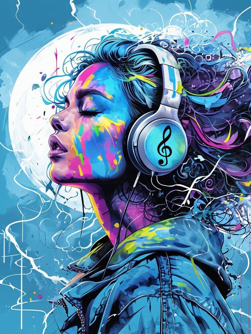 Vibrant Melody Framed Poster product image (1)