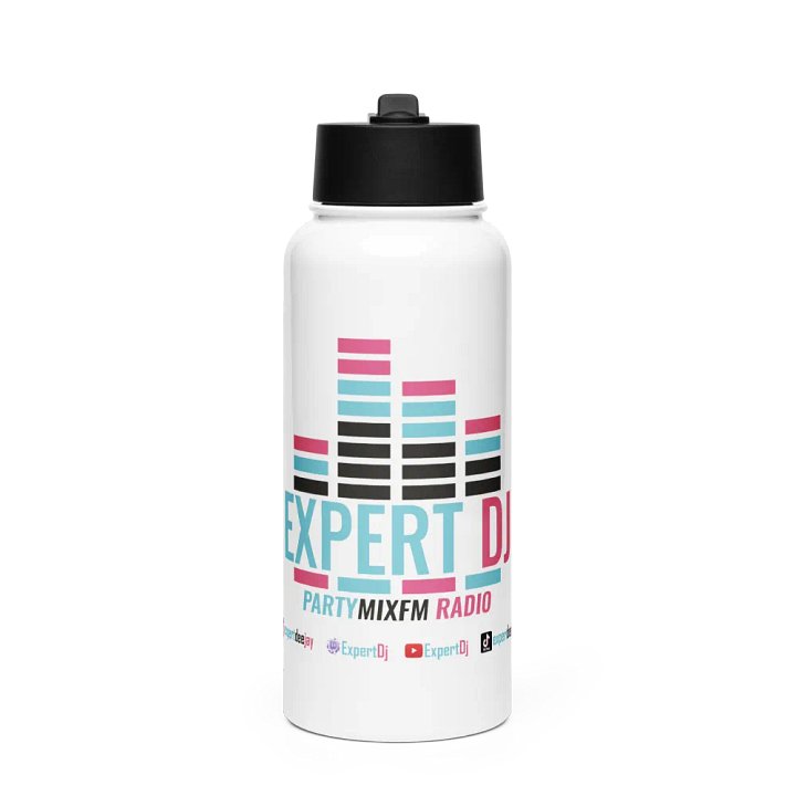 Stainless Steel Water Bottle with a Straw Lid EQ product image (1)
