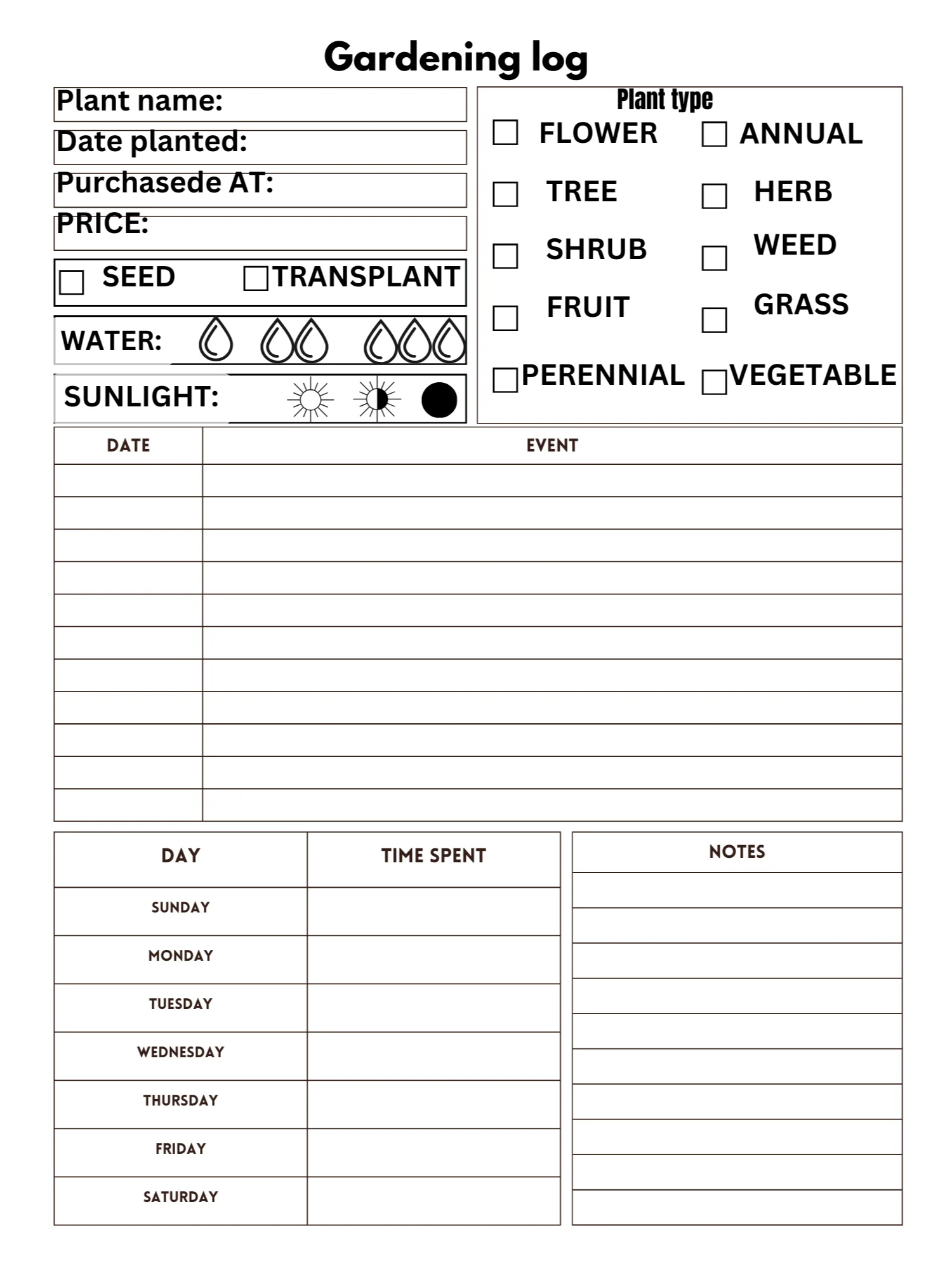 Bountiful Harvests: A Garden Logbook for Tracking Yields, Crops & Seasonal Notes" product image (1)